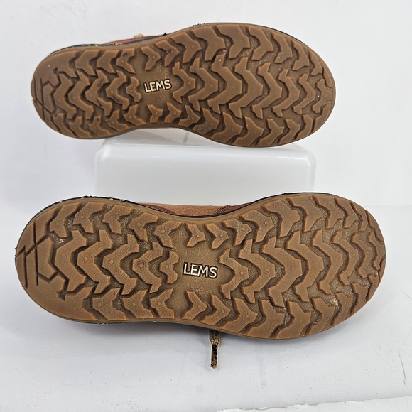 Lems Trailhead Women's Sequoia Hiking Trail Shoes Boots Brown Blue Size 8B Vegan - Picture 5 of 11